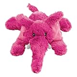 KONG Cozie Plush Dog Toy with Squeaker (Elmer The Elephant, Medium)