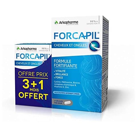 Arkopharma Forcapil Hair and Nails Intensive Program 240 Capsules by Arkopharma Cover