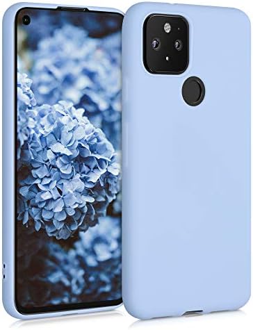 kwmobile Case Compatible with Google Pixel 5 Case - Soft Slim Protective TPU Silicone Cover - Forest Green