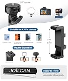 JOILCAN 200cm Statyw do Telefonu z Elastycznym Szwankiem 25cm i Pilotem, Aluminiowy Rozsuwany Lekki Statyw do Smartfona do iPhone 17/16/15/Pro Max, Przenośny Statyw do Aparatu Sony DSLR i Actioncams