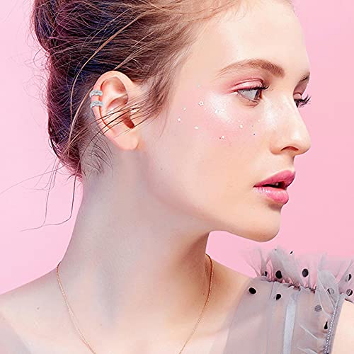 Hoop Earirngs 925 Sterling Silver Cartilage Earring Ear Cuff Earrings for Non Pierced Ears Huggie Earring Cuff4