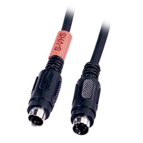 Connectland C-SVHS-10M Câble SVHS Mini DIN 4 Male/Male 10 m Noir