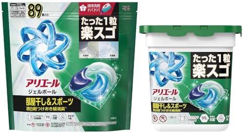 アリエール 洗濯洗剤 ジェルボール プロ 部屋干し＆スポーツ」の人気