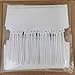 Plastic Seals Shipping Tags Logistics Use Big Sign Tie Large Label Tie, 255 mm Total Length, Package of 100 pcs (White)