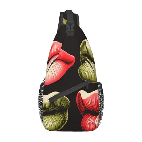 Sac à bandoulière homme femme motif pomme de terre voyage randonnée casual