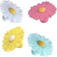 Vista 1 de Charles Viancin Juego de 4 tapones de vino de margarita/tapones de silicona para botellas