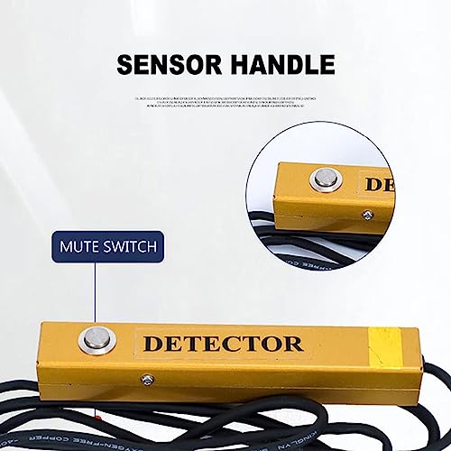 Détecteur de fuite d'eau, outil de détection de fuite de tuyau électrique avec sensibilité réglable et casque pour une utilisation en intérieur/extérieur
