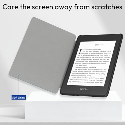 Image of ProElite Cover Case for Kindle Paperwhite 12th Gen 7 inch Case, Slim Smart Flip case Cover for Amazon Kindle Paperwhite 12th Generation 7 inch 2024, Owl