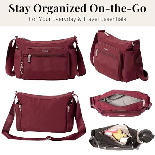 Image of Baggallini womens Crosstown Hobo Crossbody