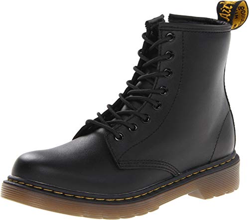 Dr. Martens Delaney Black Softy, Scarpe Brogue Stringate Unisex – Bambini, Nero, 31