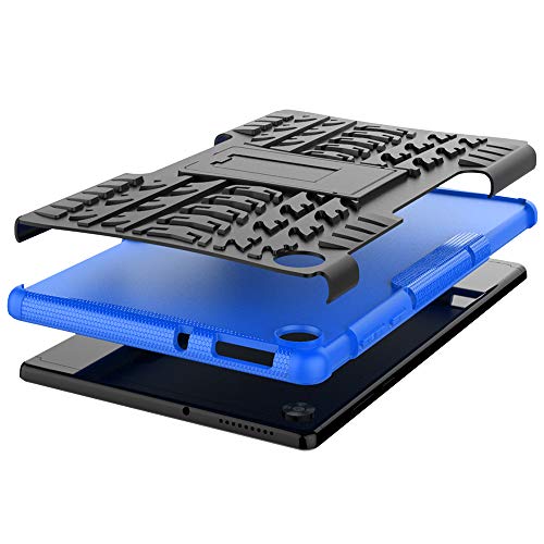 XITODA Hülle für Lenovo Tab M10 HD 2nd Gen TB-X306F TB-X306X,Hybrid PC + TPU Silikon Mit Stand Schutzhülle für Lenovo Tab M10 HD (2nd Gen) 10,1 Zoll Tablet Case Cover Tasche,Dunkelblau – Bild 5