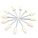 Futheda 12PCS 8 mm, Conico, Feltro, Lucidatura, Feltro Lucidatura Ruota Lucidatura Strumenti per Gioielli, Vetro, Pietra, Ceramica, Nail Art