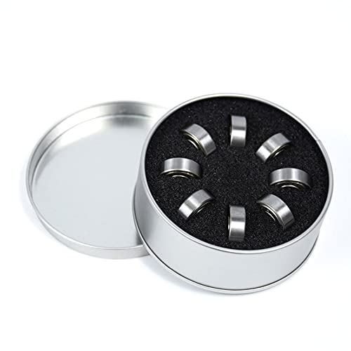 Roulements à Billes En Carbone SMJ Sport - Lot De 8, ABEC-5/7/9 Au Choix | Standard 608ZZ Pour Roller, Skate
