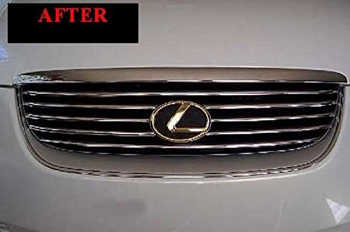 fits 2002-2009 LEXUS SC430 SC 430 CHROME GRILL GRILLE KIT 2003 2004 2005 2006 2007 2008 02 03 04 05 06 07 08 09