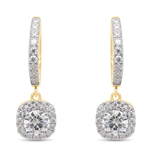SAVEARTH DIAMONDS 2 4/9 Round Cut Lab Created Moissanite Diamond