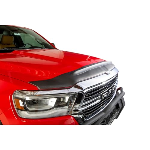 Husky Liners Aeroskin II Hood Protector Low Profile Deflector/Bug Shield | Fits 2019-2026 Ram 1500 Excludes Rebel & TRX Models | Hood, 1-pc Textured Black - 2830163 by Husky Liners - Used condition - Image 9