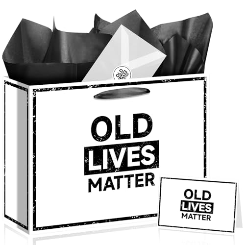 Bolsa de regalo Old Lives Matter ideal para fiestas de jubilación