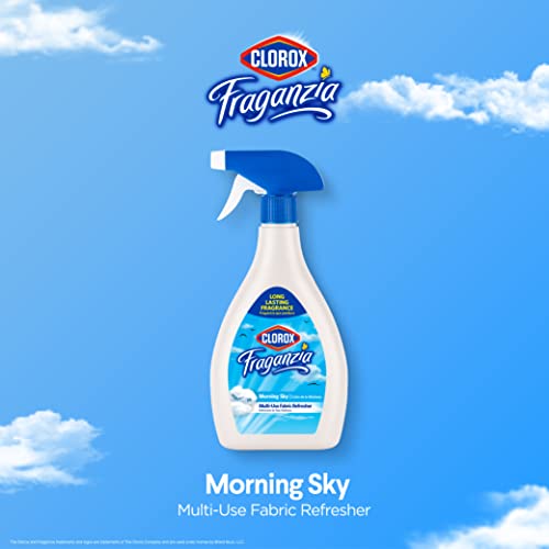 Image of Clorox Fraganzia Refresher Spray 22oz Morning Sky | Multi-Use Fabric Refresher Spray in Morning Sky Scent | 22 Ounce Fabric Spray, Room Freshening Spray (Pack of 2)
