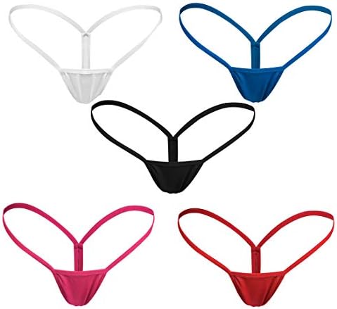 Justgoo Womens Sexy G-String Lace Thongs Panties Underwear Low Rise T-Back Underpants