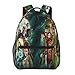 Cainuo Kafu Borsa da scuola Doc_Tor Poster W_Ho Zaino Leggero Zaino Zaino Zaino Portatile Durevole Borsa Da Viaggio Per Adulti O Bambini