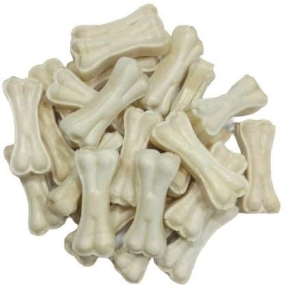 Image of 3 Inch Dog Chew Bones - 2kg Pack | Chicken Flavour Healthy Dog Treats | Long-Lasting Rawhide Chews for All Breeds | High Protein, Low Fat Bones for Dogs | All Life Stages