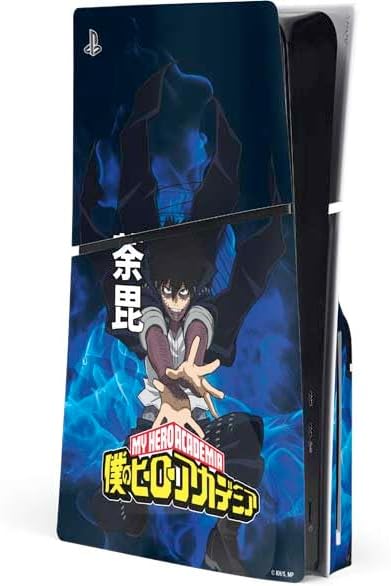 Skinit Decal Gaming Skin Compatible with PS5 Slim Disk Console - Officially Licensed My Hero Academia Dabi Season 6 Design