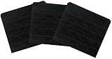 N NAANSI Women Bra Extensions,Sturdy Bra Band Extender 4 Hooks for Plus Size Black,3 Pack