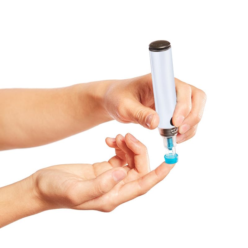 Genteel-Plus-Extraordinary-Vacuum-Technology-Gives-You-Absolutely-Pain-Free-Blood-Draw-Lancing-for-Diabetes-Ketone-Home-Testing-INR-All-Highest-Precision-Model-Willow-White