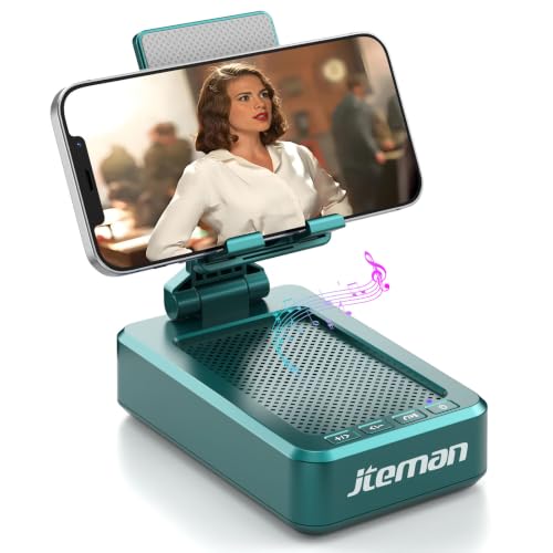 Image of JTEMAN Bluetooth Speaker with Cellphone Stand,Gifts for Men Tech Gadgets