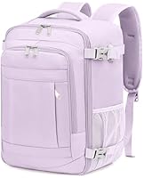 KLOSTAIN Cabin Bags 40x20x25 for Ryanair Underseat Travel Backpack Hand Luggage Carry-ons Bag Cabin Size 20L for Airplanes Flight Ruscksack Light Purple