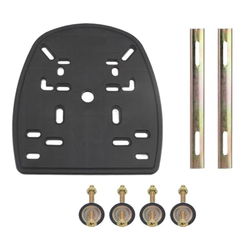 Support de bagages pour moto avec plaque de base à dégagement rapide pour coffre arrière
