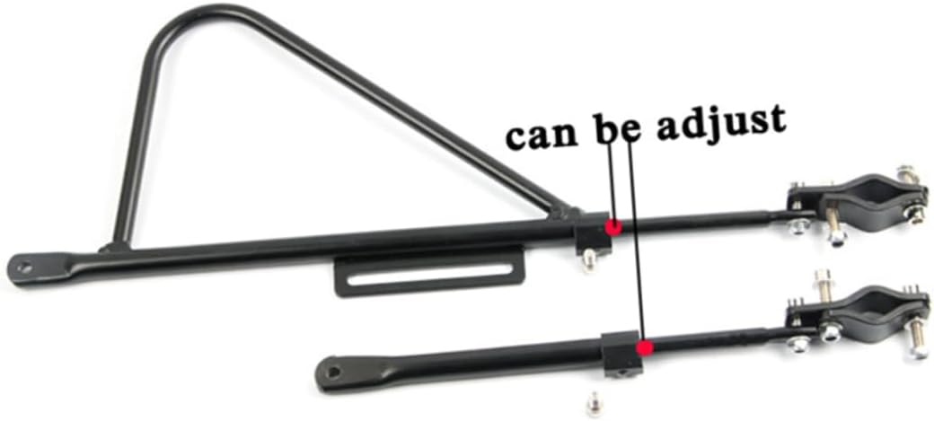 POPETPOP Hitch Mount Bike Rack Rear Pannier Luggage Carrier Bike Carrier Rack for Back of Easy Install