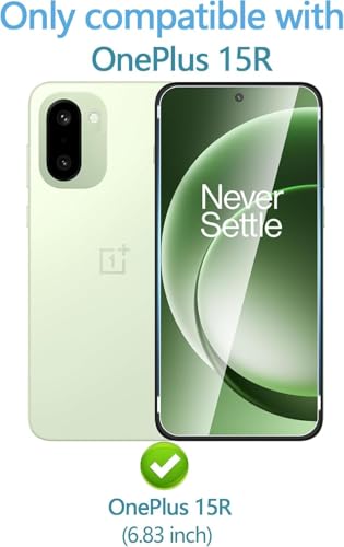 Image of vizer 9H Tempered Glass Screen Protector for OnePlus 15R (6.83 inch) | Full Edge-to-Edge Coverage | HD Clear | Bubble-Free Easy Installation | Military-Grade | Case Friendly | Black