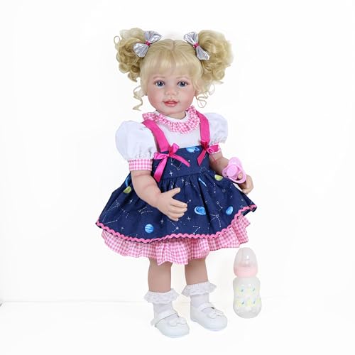 Muñeca Reborn Niño Realista de 22 Pulgadas miniatura 1
