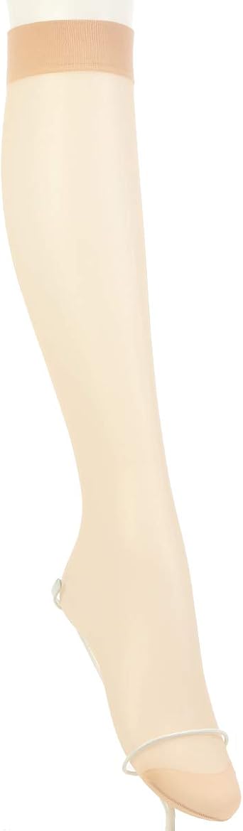 ATSUGIアツギ ストッキングストッキング 強く丈夫で美しく。 ひざ下丈 3Pack3足入り 補強トウ 足型セット加工レディース
