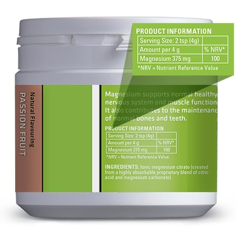 Maracuyá Magnesio 365, sabor natural, 300 g