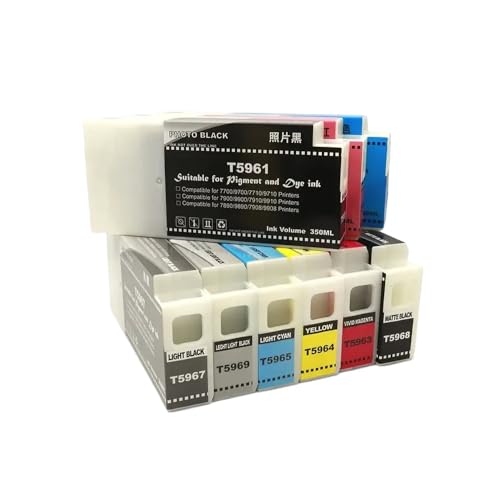 Cartouche T5961 résoudre blocage buse imprimante 7700 9908 encre fluide 350ml