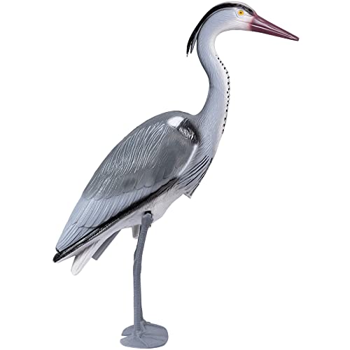 ARTECSIS Héron pour Bassin Jardin Etang, 70cm, Plastique/Effaroucheur, Figurine déco