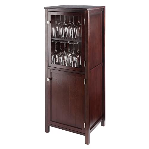 Winsome Wood Brooke Cabinet/Cupboard, 47.44 H, Walnut #TOP6