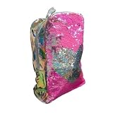 Mochila Infantil Lantejoulas Holograficas Brilho Duravel Facil Limpeza Estilosa Impermeavel Resistir
