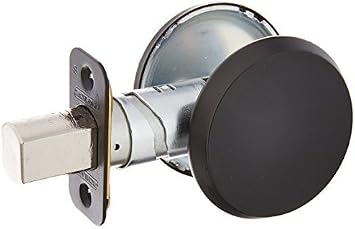 Schlage B81 622 Deadbolt with Standard Trim, Non-Keyed One Sided Deadbolt, Highest Residential Security, Matte Black