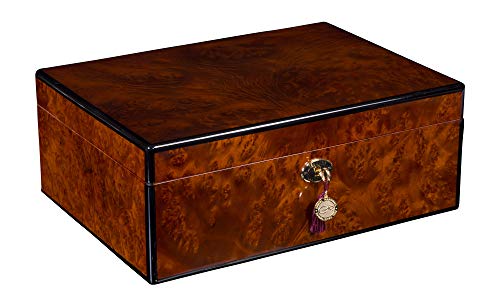 Daniel Marshall 125 Cigar Humidor Burl With Lift Out Tray Installed #TOP2