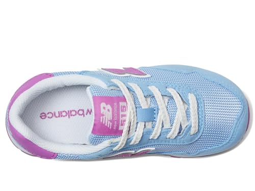 New Balance Kid's 515 V1 Lace-Up Sneaker, Electric Sky/Passion Fruit, 2 M Little Kid2