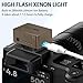 MEDALight F1 Mini Camera Flash Camera Flash Speedlite for Ricoh (GR3/GR3X,etc.) Fuji/Sony ZV1/Nikon/Canon,Digital Film Cameras,Portable Mini hot Shoe Flashlight for DSLR Cameras.(Brown Rosegold)