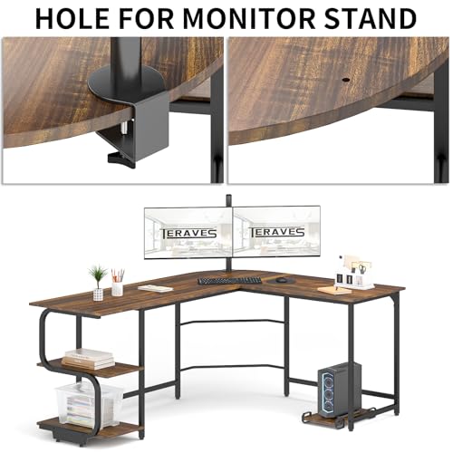 L shaped executive office desk