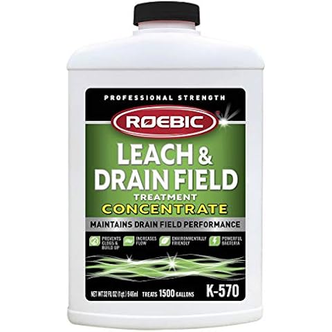 Roebic K-570-Q 32-Ounce Leach And Drain Field Opener Concentrate - Environmentally Friendly and Biodegradable Solution Cover