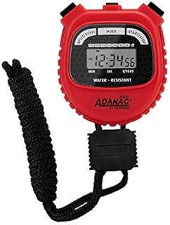 Marathon Adanac 3000 Sports Digital Stopwatch Timer | Large Display | Time & Calendar | Split Mode | Water Resistant | Ideal Stopwatch for Coaches