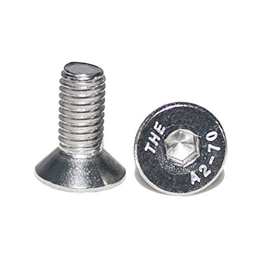 Image of Fullerkreg 18-8 Stainless Steel Hex Drive Flat Head Screw M5 x 0.8 mm Thread, 8 mm Long,Packs of 50