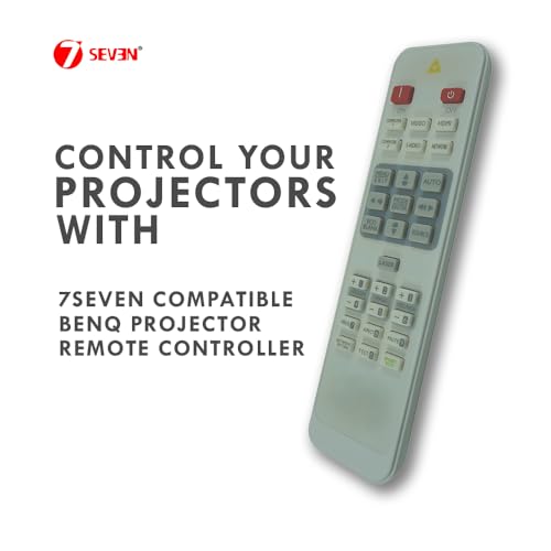 Image of 7SEVEN Compatible BenQ Projector Remote Control Original Fit for Model MX842UST MW843UST EP7730 BX8730ST DX806ST EP7635 MX666 MX766 MX852UST EP7330UST SH753 SU754