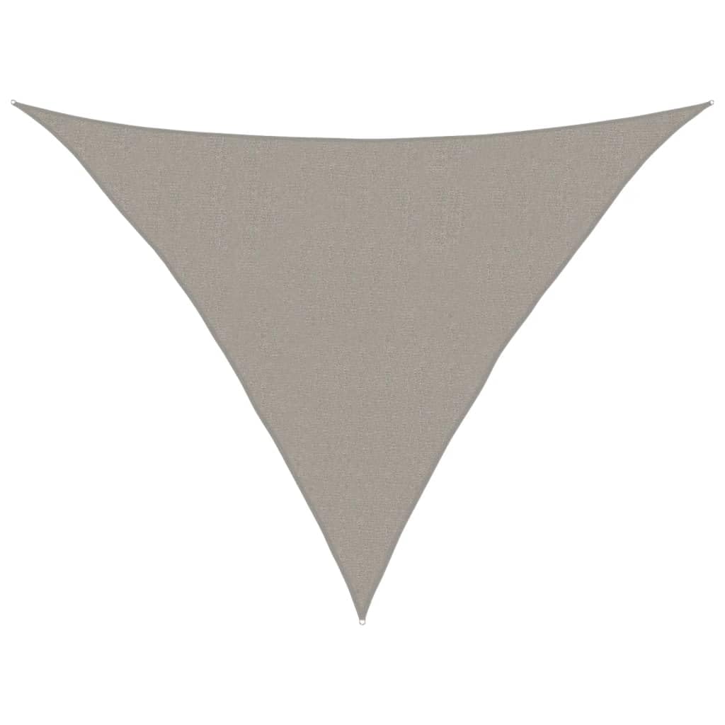 Voile d'ombrage triangulaire pour jardin et bâche solaire de terrasse en PEHD robuste